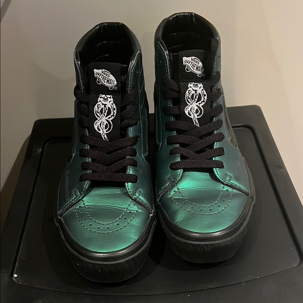 Vans LE Morsmordre Iridescent Green High-Top Sneakers